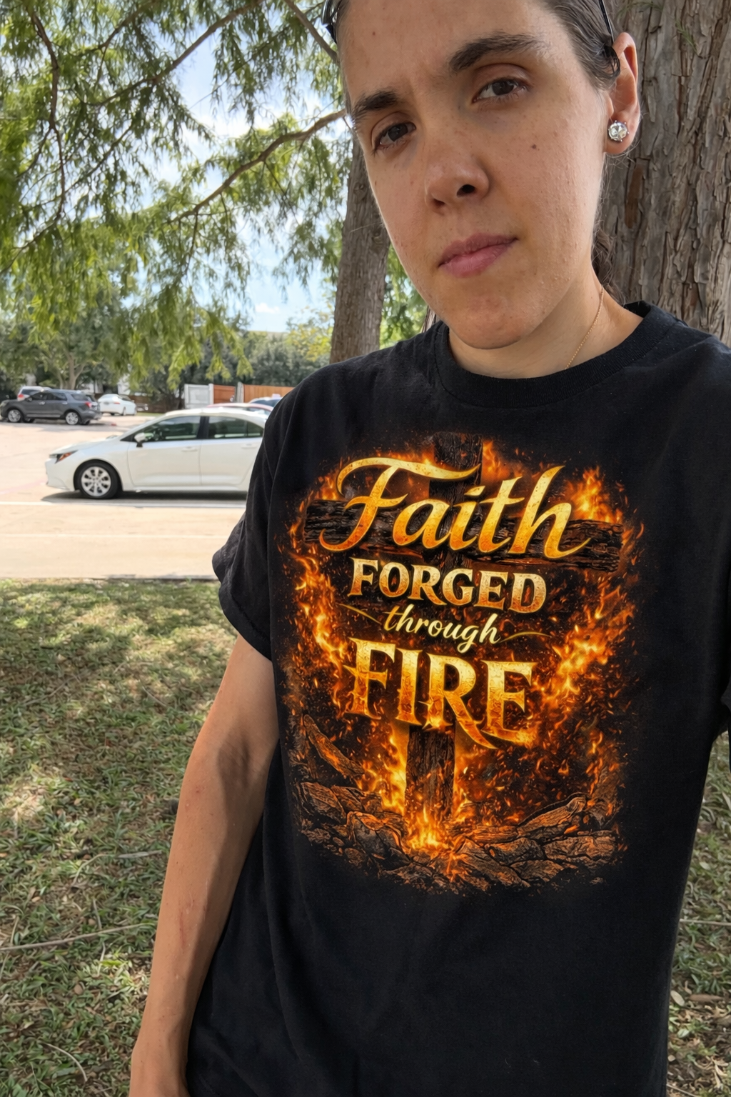 Faith Forged In Fire Graphic Tee